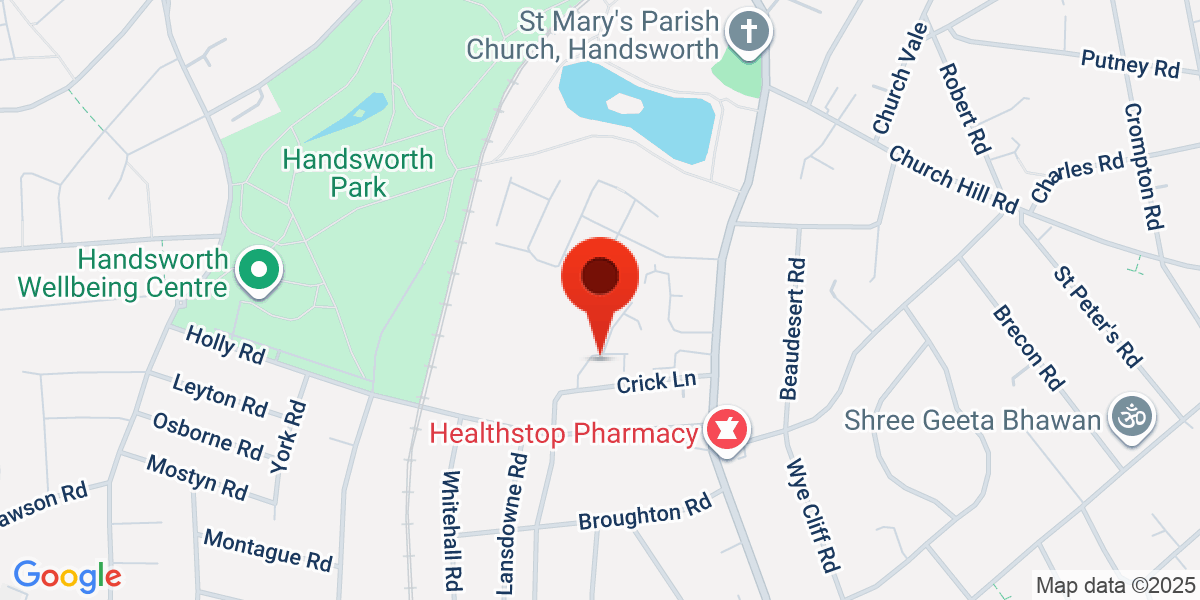 Map of Honeswode Close, Birmingham, West Midlands, B20