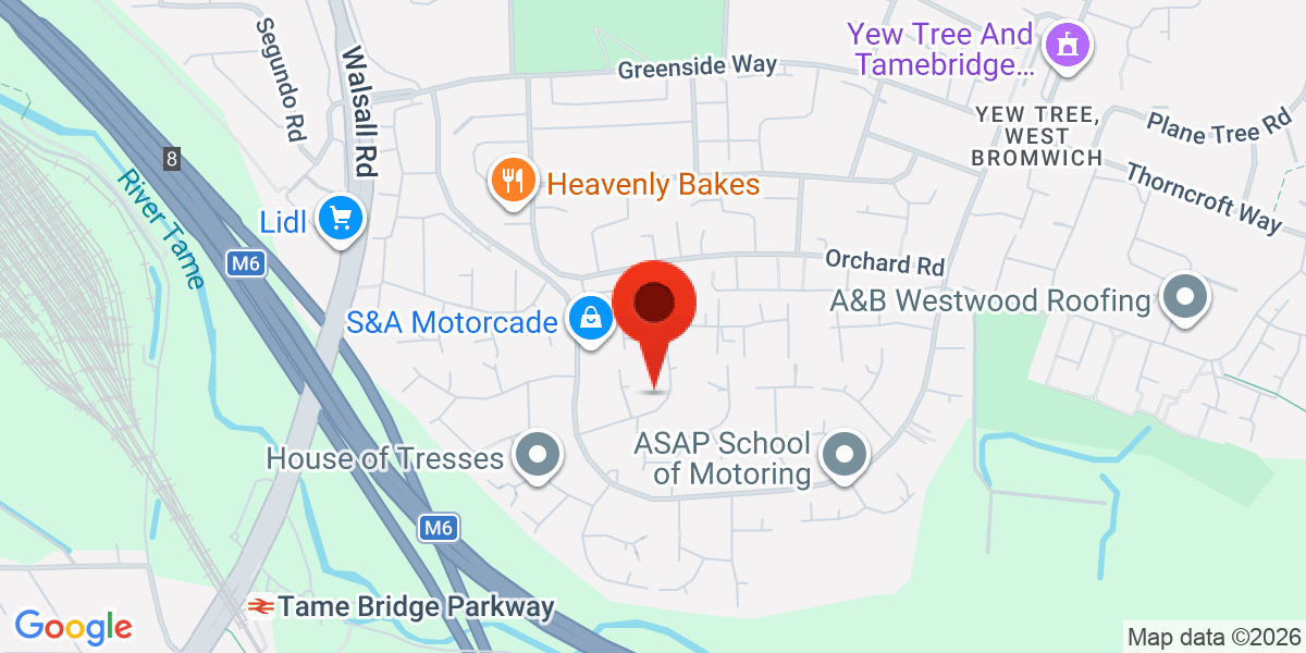 Map of Honeysuckle Drive, Walsall, West Midlands, WS5