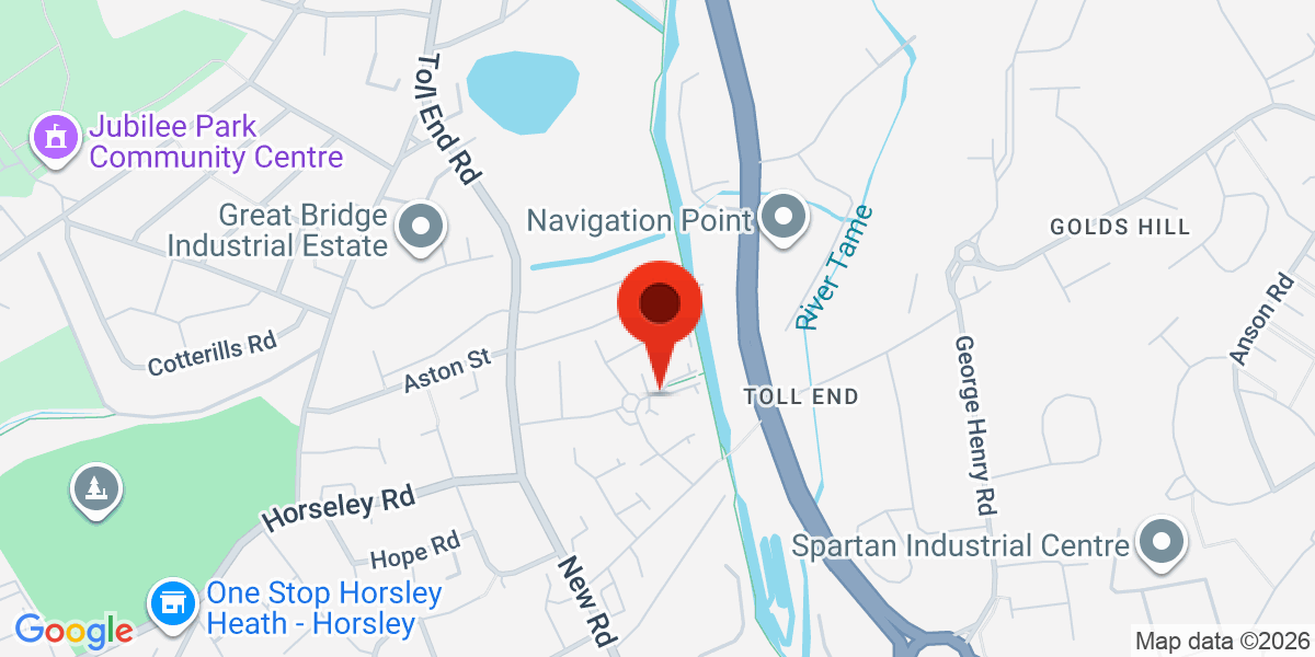 Map of The Square, Tipton, West Midlands, DY4