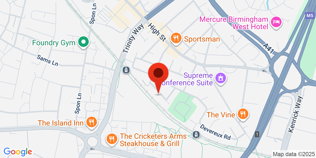 Map of Springfield Crescent, West Bromwich, West Midlands, B70