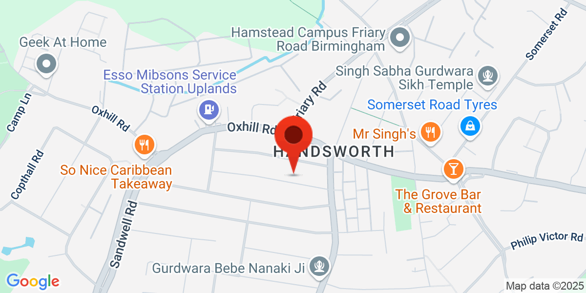 Map of Farnham Road, Birmingham, West Midlands, B21