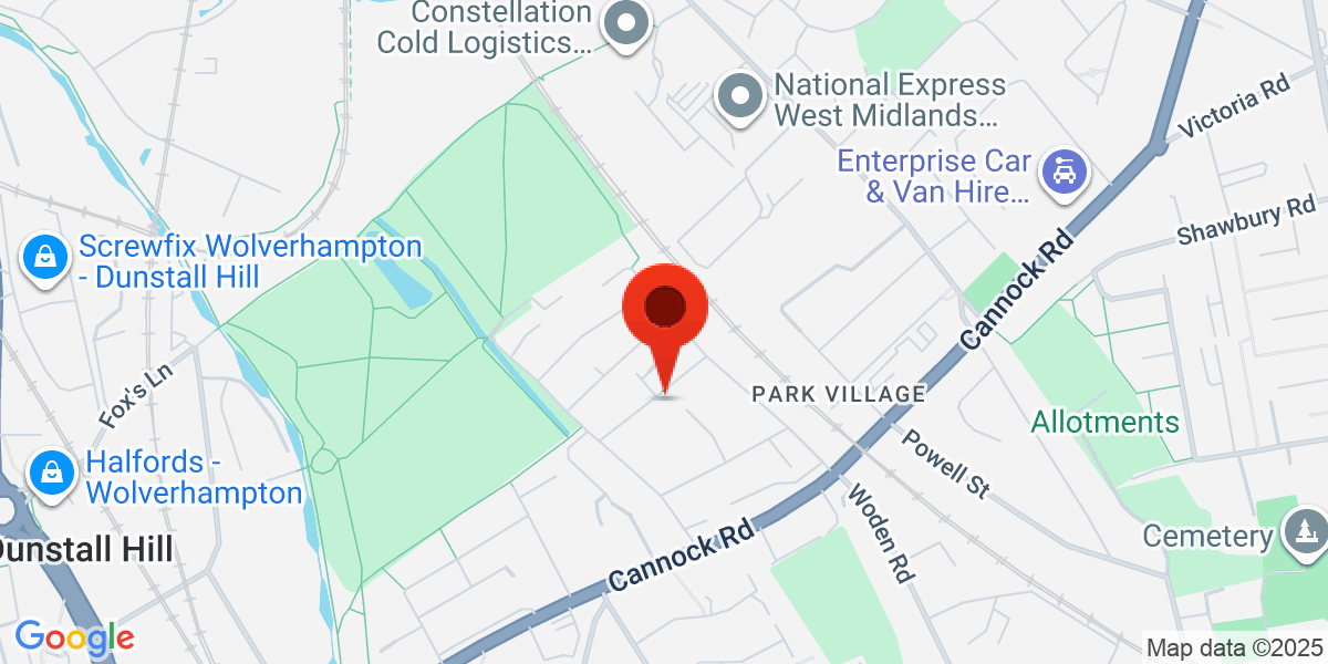Map of Stratton Street, Wolverhampton, West Midlands, WV10