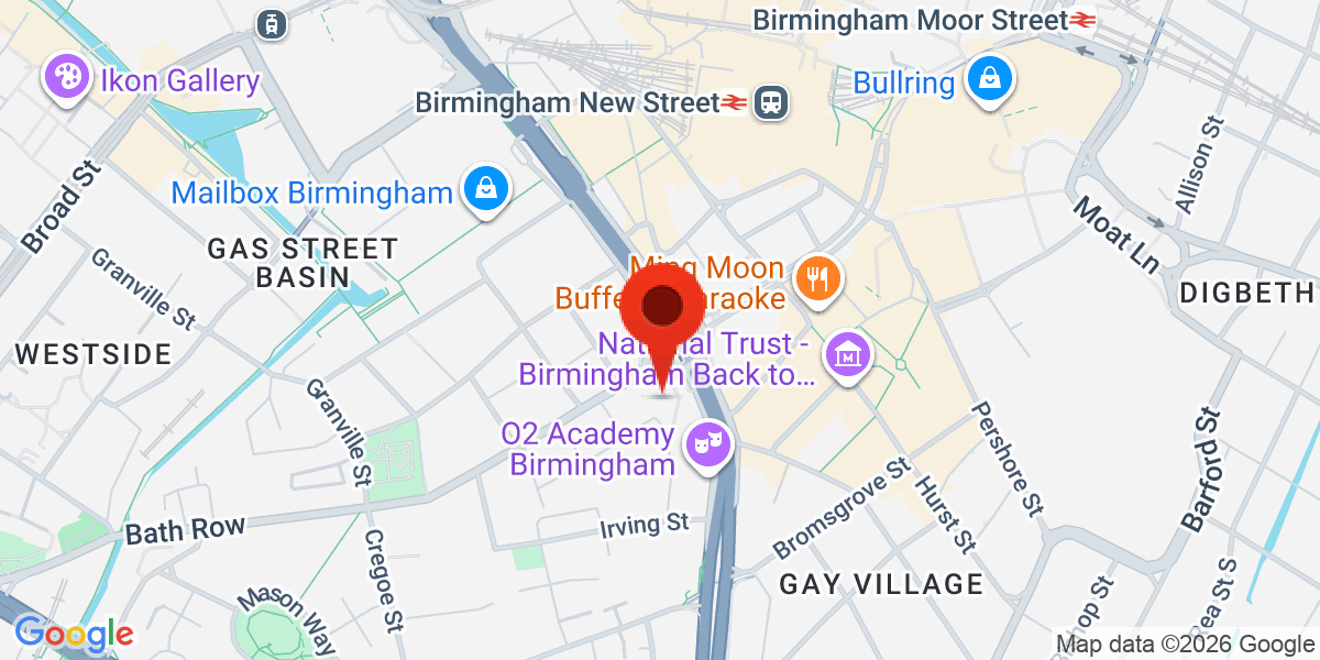 Map of Clydesdale Tower Holloway Head, Birmingham, West Midlands, B1