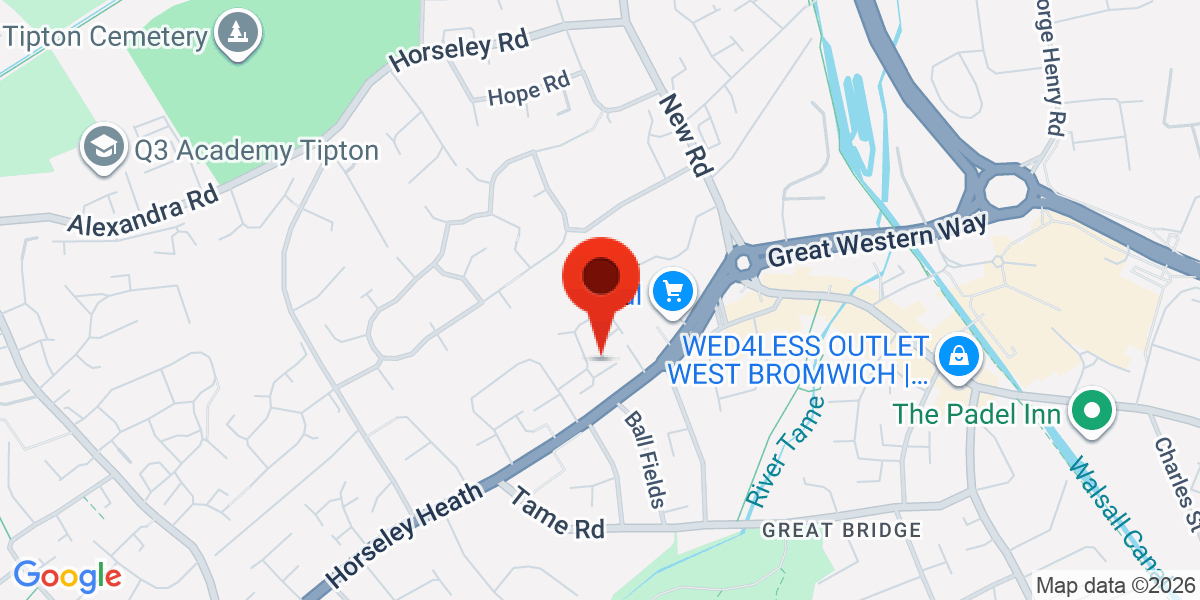Map of Gough Drive, Tipton, West Midlands, DY4