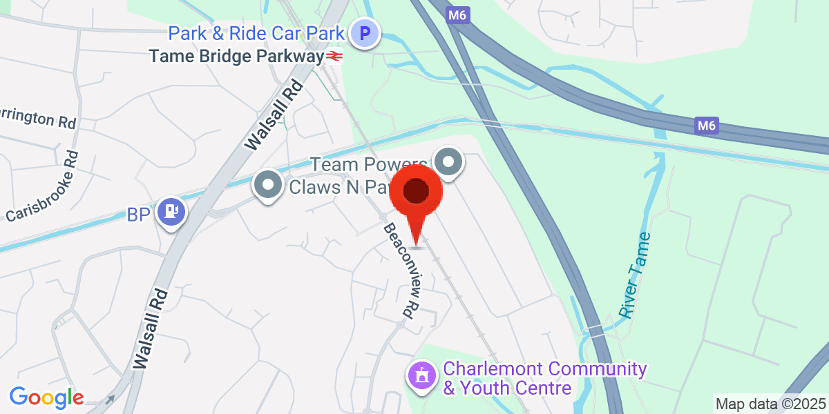 Map of Beaconview Road, West Bromwich, West Midlands, B71