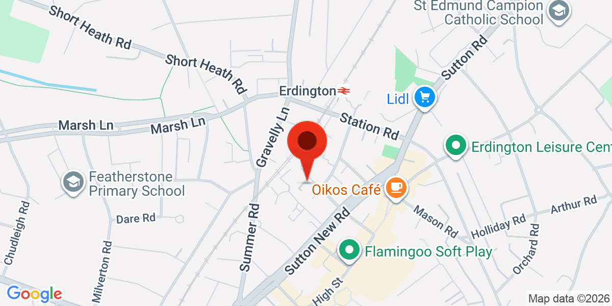 Map of 79 New Street Erdington, Birmingham, West Midlands, B23