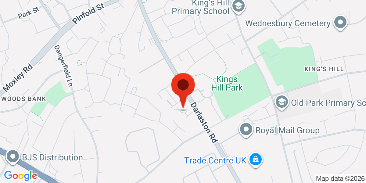 Map of Phoenix Rise, Wednesbury, West Midlands, WS10
