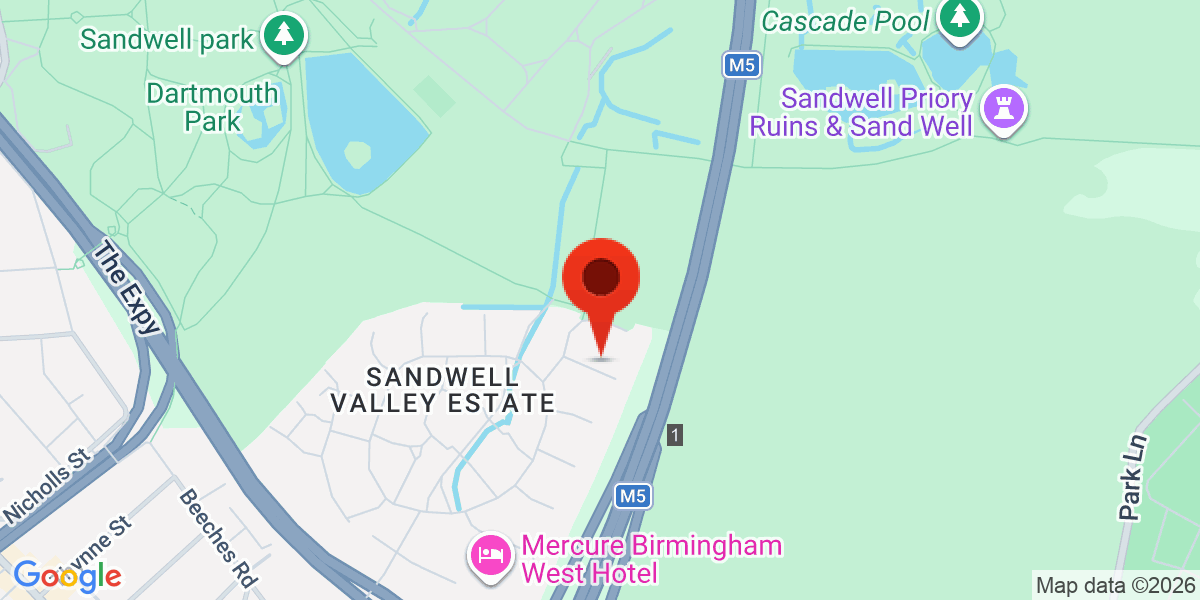 Map of St. Kenelms Close, West Bromwich, West Midlands, B70