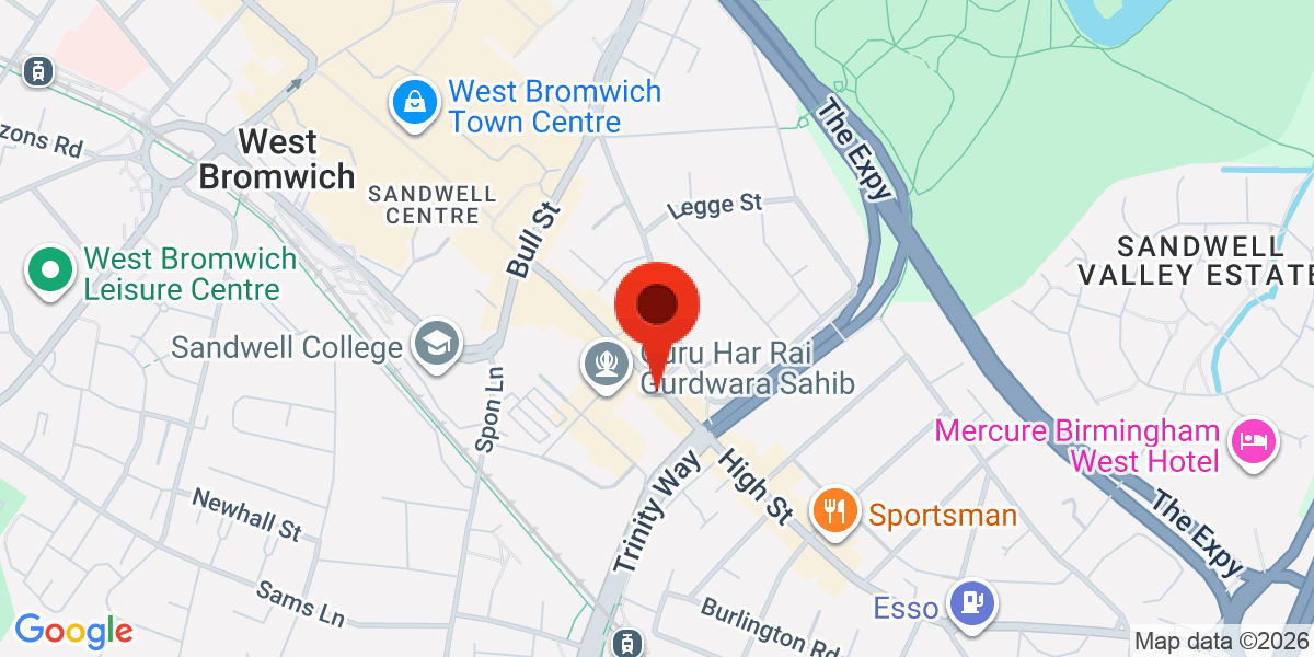 Map of High Street, West Bromwich, West Midlands, B70