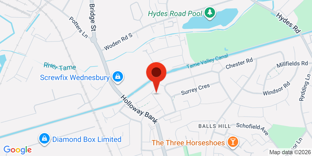 Map of Francis Ward Close, West Bromwich, West Midlands, B71