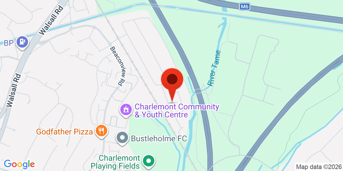 Map of Manorford Avenue, West Bromwich, West Midlands, B71