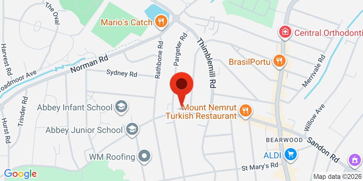 Map of Abbey Road, Smethwick, West Midlands, B67