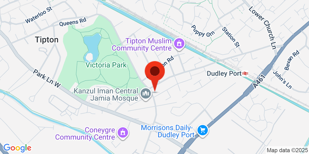 Map of Victoria Road, Tipton, West Midlands, DY4