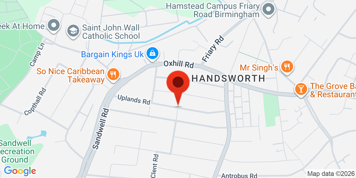 Map of Handsworth, B21