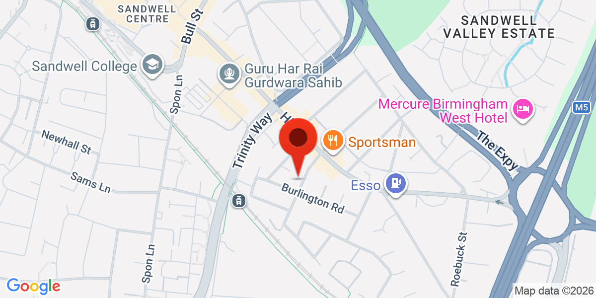 Map of West Bromwich, B70