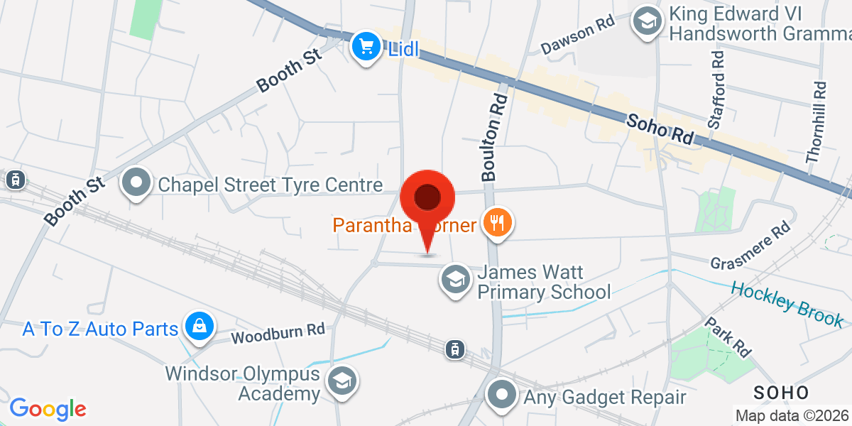 Map of Handsworth, B21