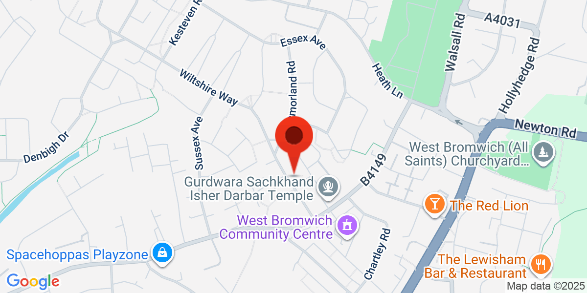 Map of Bank Street, West Bromwich, West Midlands, B71