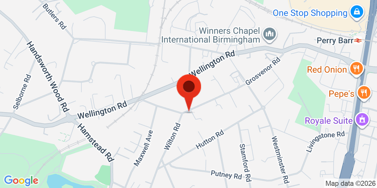 Map of Handsworth, B20