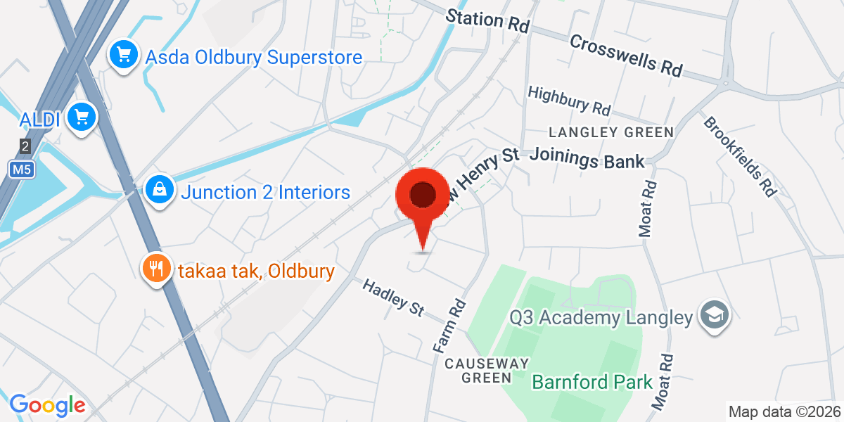 Map of Oldbury, B68