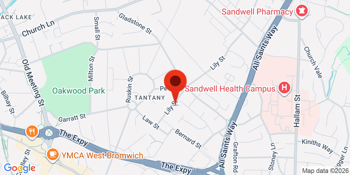 Map of West Bromwich, B71