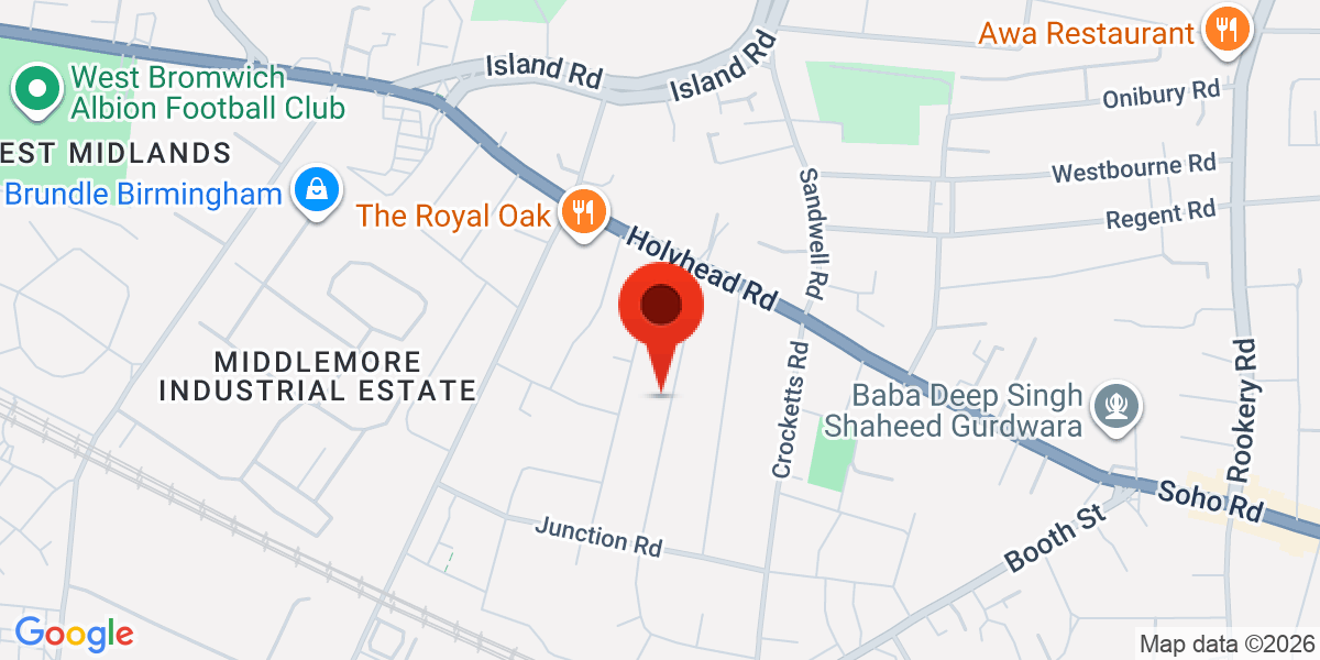 Map of Handsworth, B21