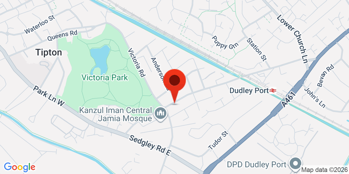 Map of Tipton, DY4